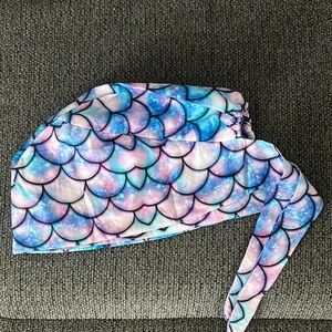 Mermaid Scale Patterned Surgical Cap